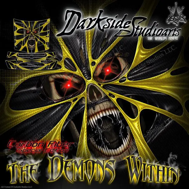 Redcat Rampage Truck Graphic Decals Stickers "The Demons Within" Fits Oem Parts 1