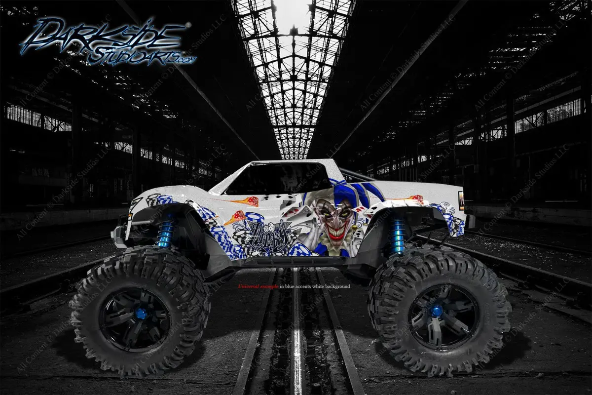'Lucky' Graphics Wrap Fits Traxxas X-Maxx Proline Ford Raptor, Chevy Silverado, Brute Bash & Stock Body 1