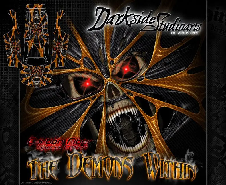 'The Demons Within' Skin Fits Oem Body # Tra5611 On Traxxas E-Revo 1