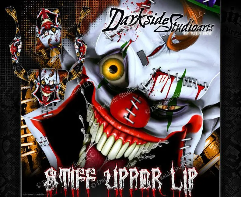 'Stiff Upper Lip' Themed Graphics Skin Kit Fits Axial Wraith Body # Ax04027 1