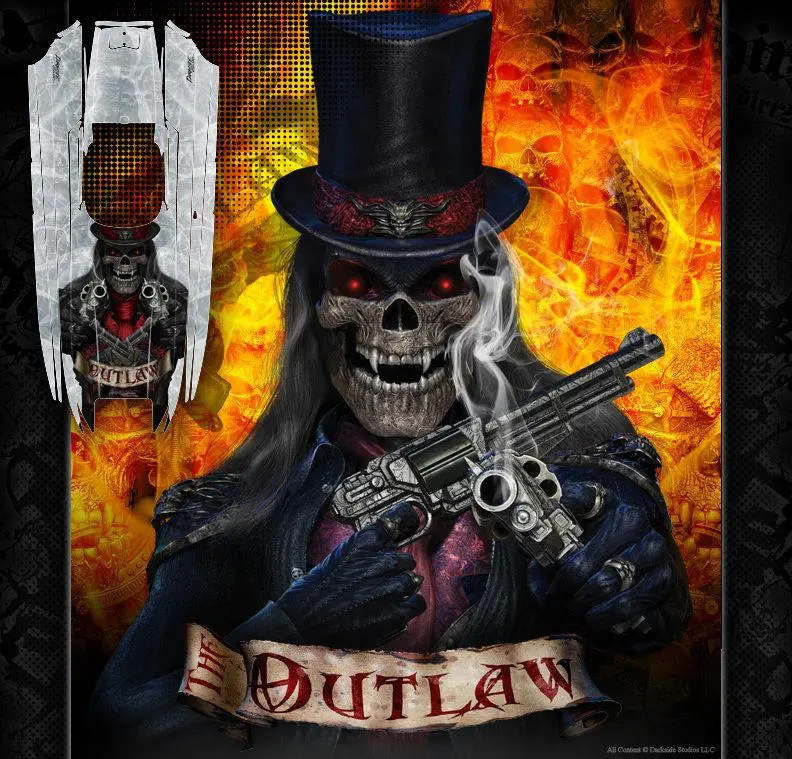 'The Outlaw' Graphics Wrap Skin Decals Fits Traxxas Dcb M41 Catamaran 1