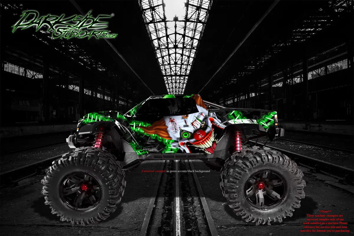 'Stiff Upper Lip' Graphics Skin Decal Kit Fits Tra3911 Oem Body Parts Traxxas E-Maxx Body # Tra3911 1