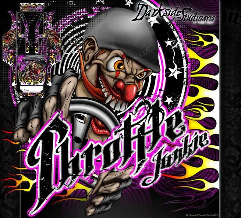'Throttle Junkie' Themed Hop Up Skin Kit Fits Axial Scx10 Deadbolt Body # Ax04039 1