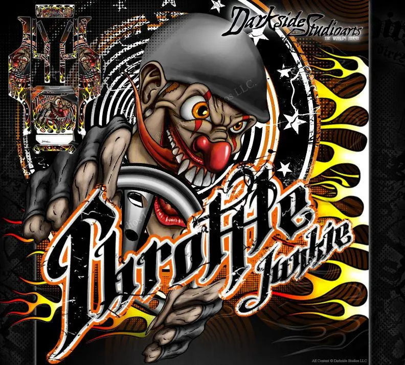 'Throttle Junkie' Graphics Skin Fits Axial Deadbolt Scx10 Body Panel Kit # Ax04039 1