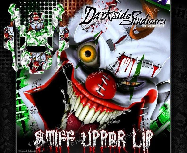 'Stiff Upper Lip' Graphics Package Fits Traxxas Slash 4X4 Oem Lexan Body # Tra6811 1