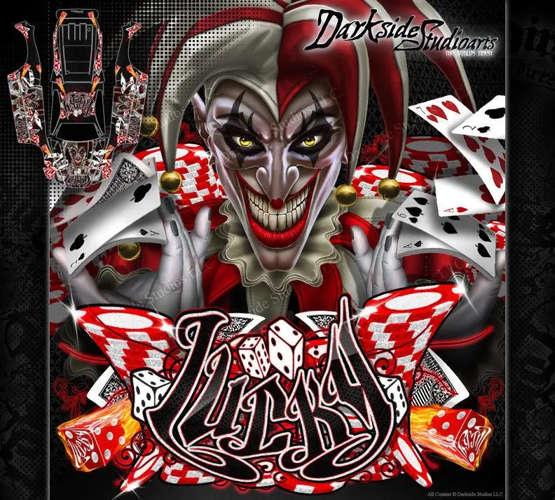 'Lucky' Skin Fits Oem Lexan Body # Tra5611 On Traxxas E-Revo Graphics Wrap Decals 1