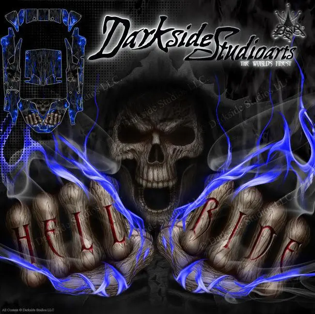 'Hell Ride' Graphics Skin Hop Up Kit Fits Terra Buggy Exo Lexan Body Part # Ax04030 1