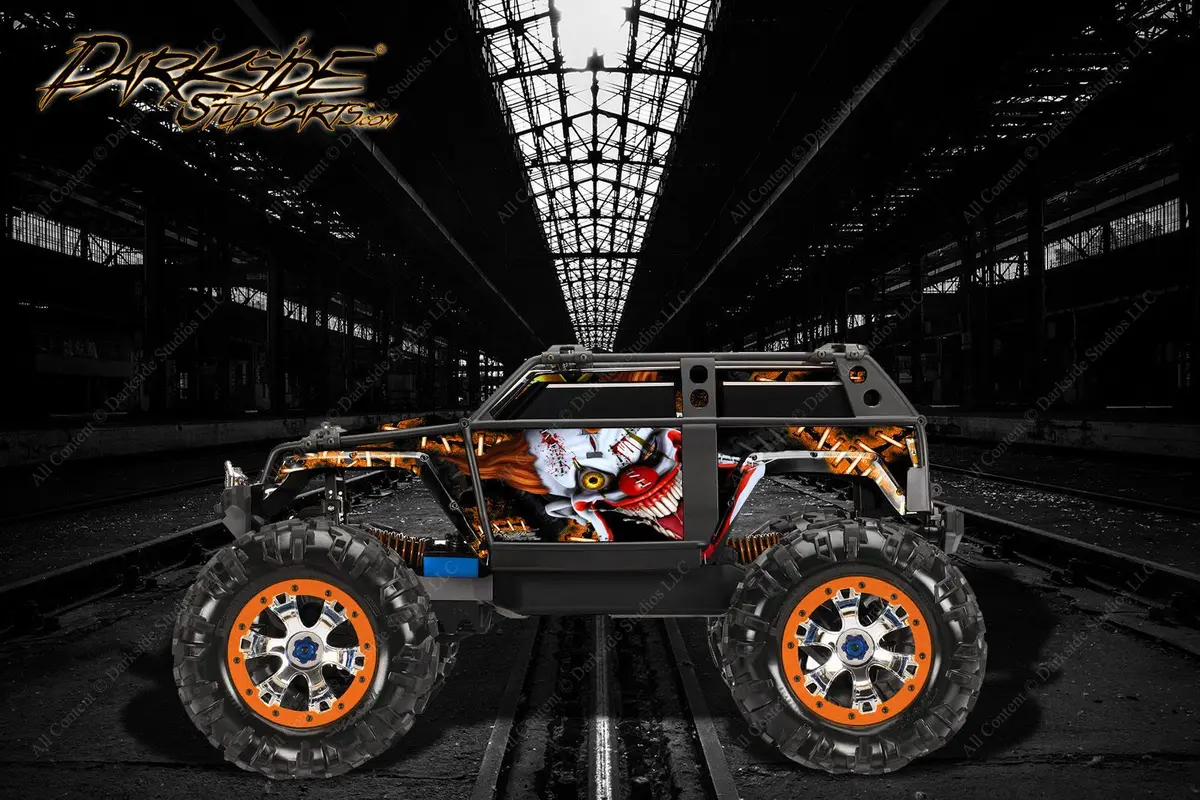 'Stiff Upper Lip' Graphics Skin Decal Kit Fits Traxxas Summit Body # Tra5612 1