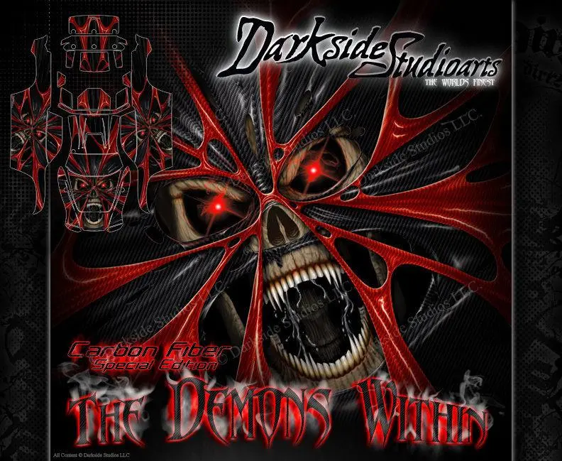 'The Demons Within' Graphics Decal Skin Kit Fits Traxxas Rustler 2Wd Body # Tra3714 1