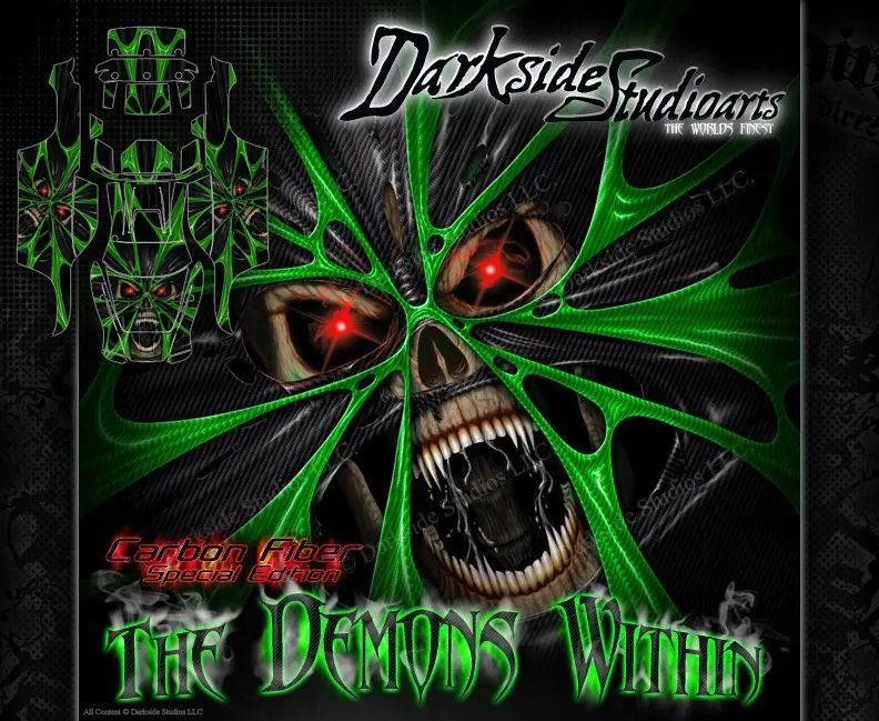 'The Demons Within' Graphics Decal Skin Kit Fits Traxxas Rustler 2Wd Body # Tra3714 1