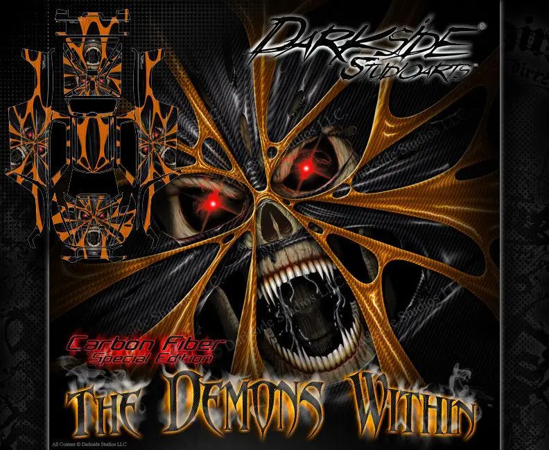 'The Demons Within' Graphics Wrap Fits Traxxas X-Maxx Proline Ford Raptor, Chevy Silverado, Brute Bash & Stock Body 1
