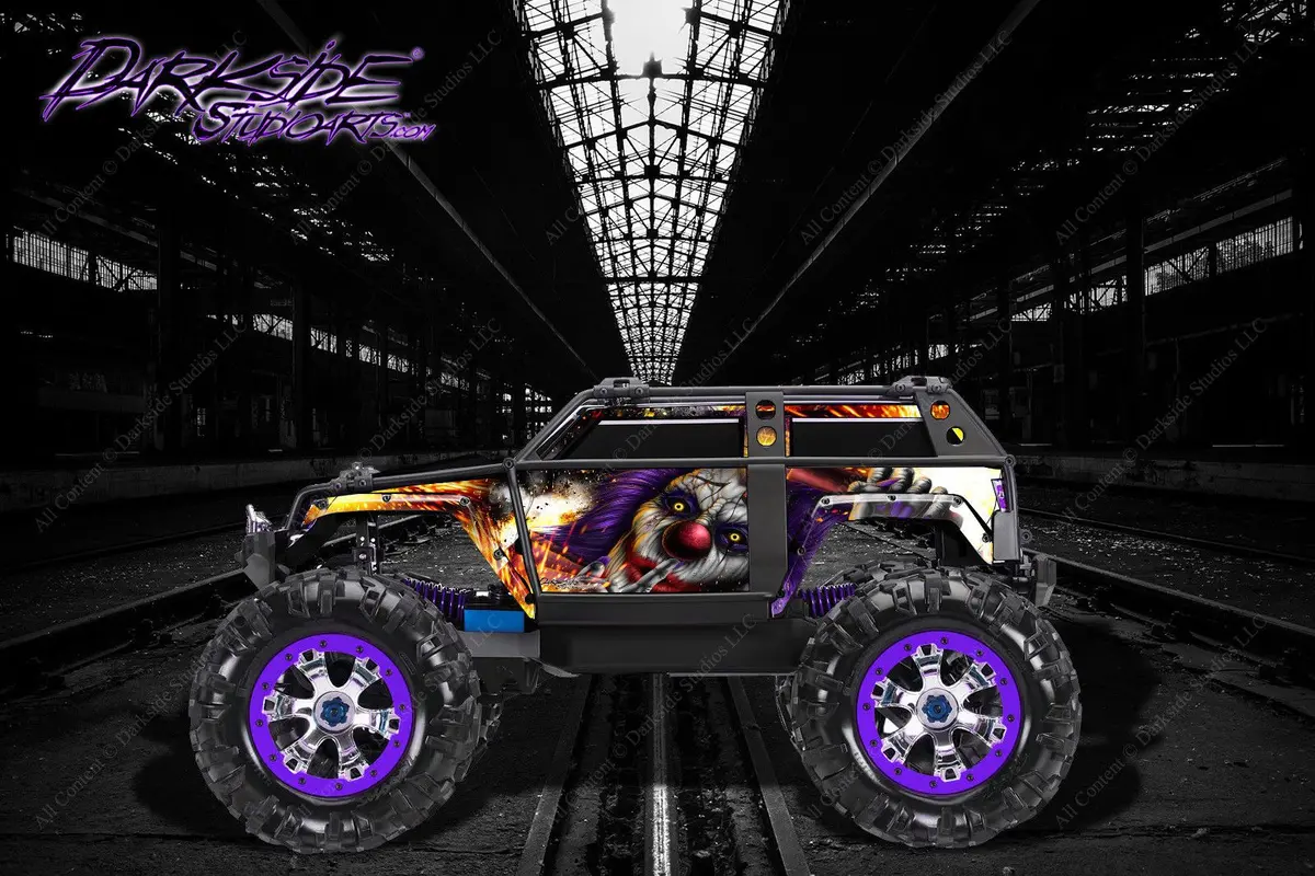 'Pyro' Graphics Skin Decal Kit Fits Traxxas Summit Body # Tra5612 1