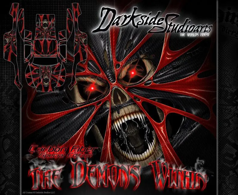 'The Demons Within' Graphics Skin Decal Kit Fits Traxxas Slash 4X4 Oem Lexan Body # Tra6811 1