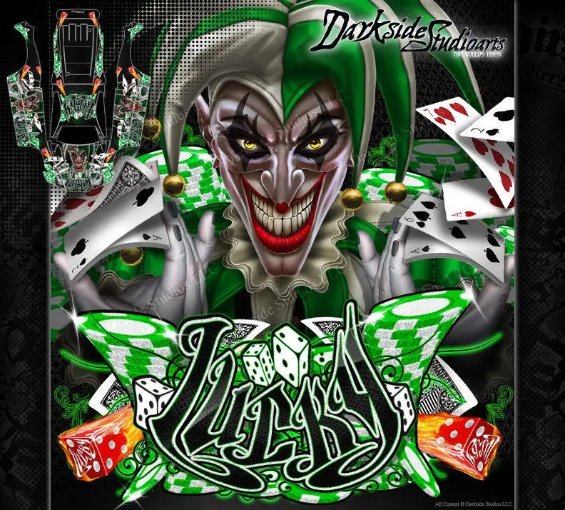 'Lucky' Graphics Fits Oem Lexan Body & Parts Traxxas E-Revo Wrap Decals 1