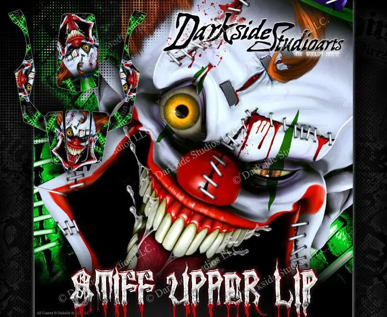 'Stiff Upper Lip' Clown Themed Graphics Skin Hop Up Kit Fits Axial Wraith Body # Ax04027 1