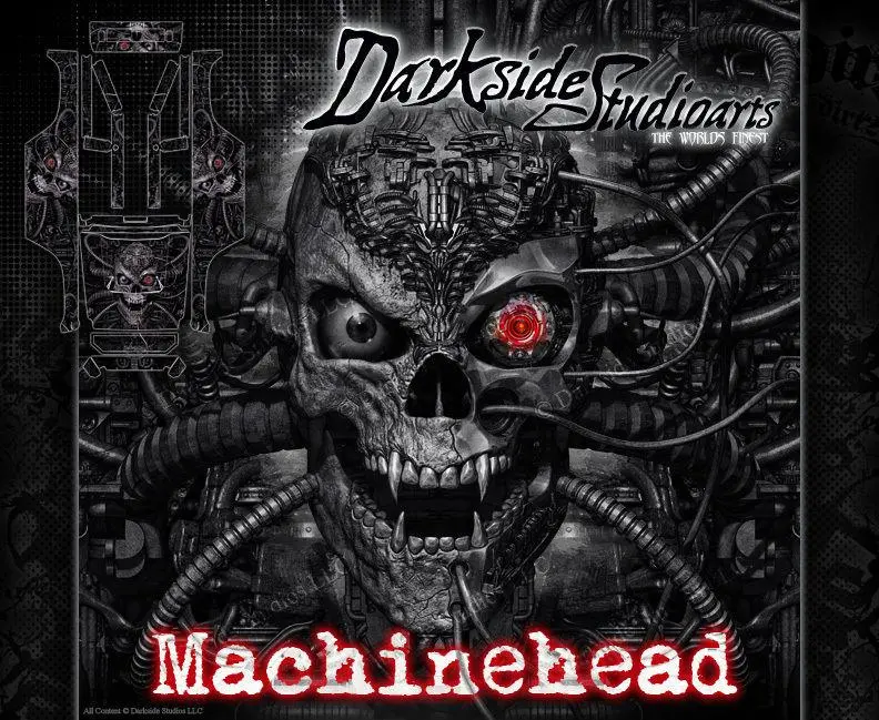 'Machinehead' Graphics Decal Kit Fits Axial Scx10 Deadbolt Body Panel # Ax04039 1