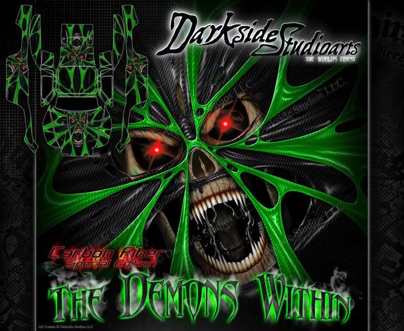 'The Demons Within' Graphics Skin Decal Kit Fits Traxxas Slash 4X4 Oem Lexan Body # Tra6811 1