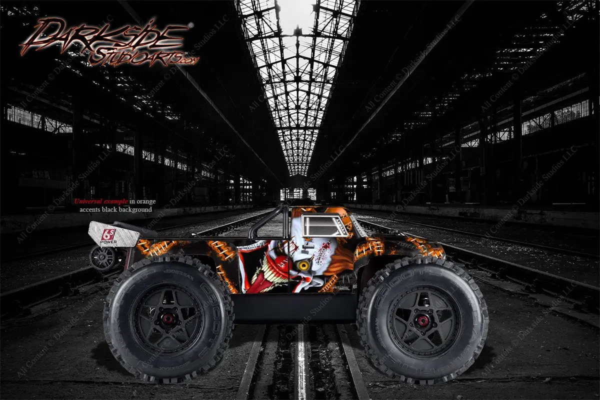 'Stiff Upper Lip' Graphics Wrap Skin Kit Fits Arrma Outcast Body # Ar406086 1
