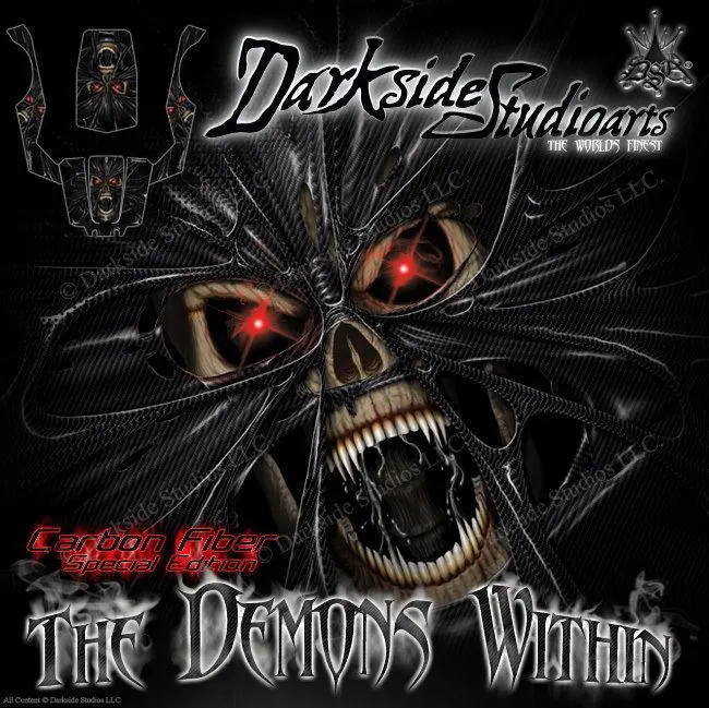 'The Demons Within' Skin Hop Up Graphics Kit Fits Axial Wraith 1/10 Body # Ax04027 1