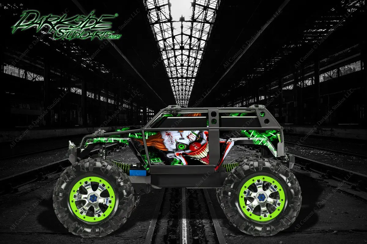 'Stiff Upper Lip' Graphics Skin Decal Kit Fits Traxxas Summit Body # Tra5612 1