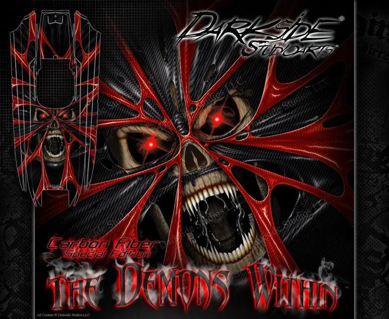 'The Demons Within' Graphics Wrap Skin Decals Fits Traxxas Dcb M41 Catamaran 1