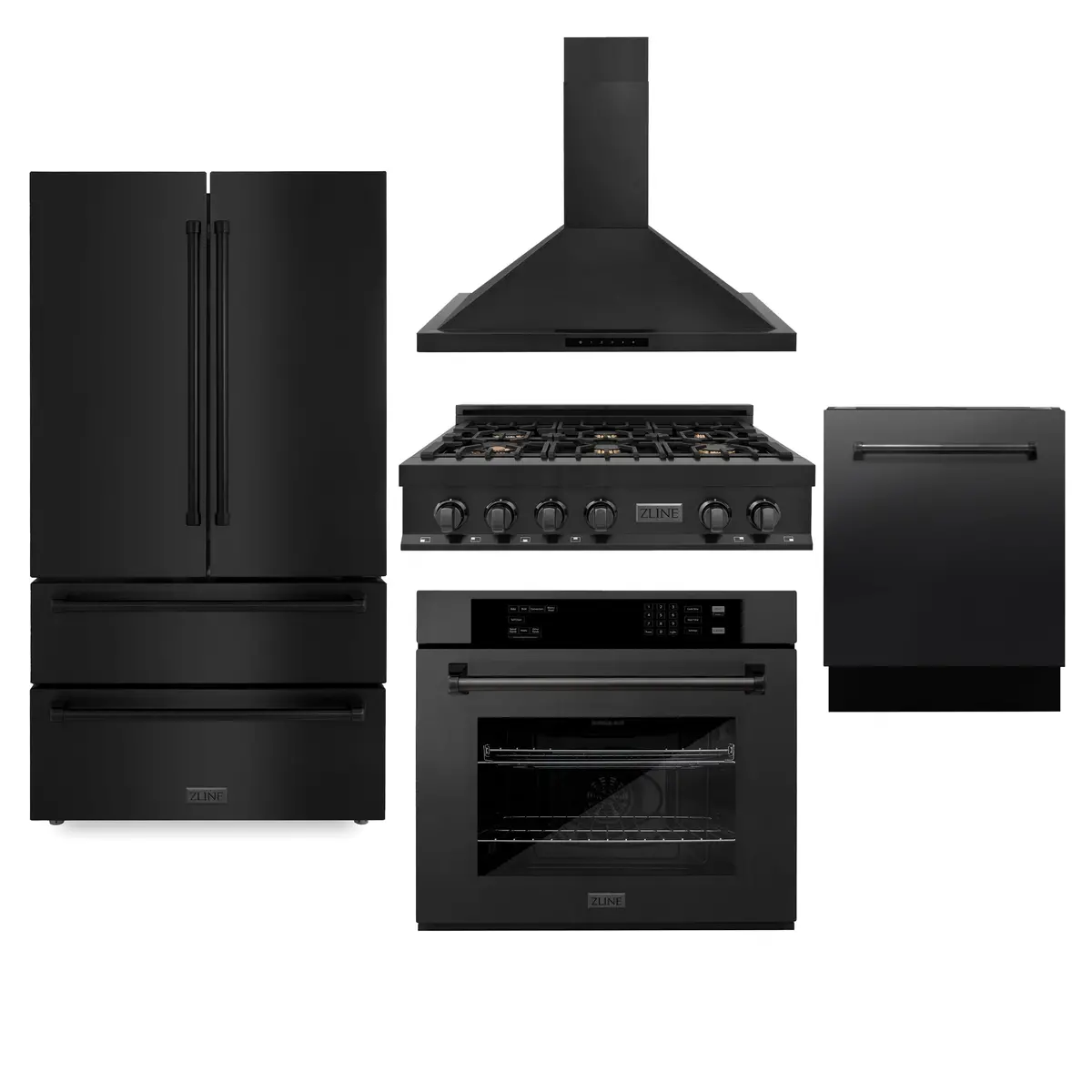 Z-Line Kitchen Packages Model 5Kpr-Rtbrh36-Awsdwv 1