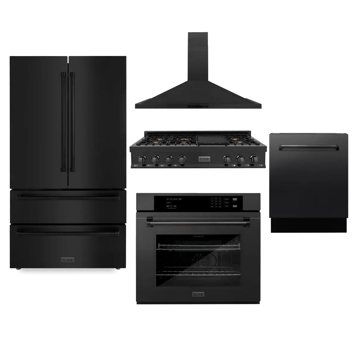 Z-Line Kitchen Packages Model 5Kpr-Rtbrh48-Awsdwv 1