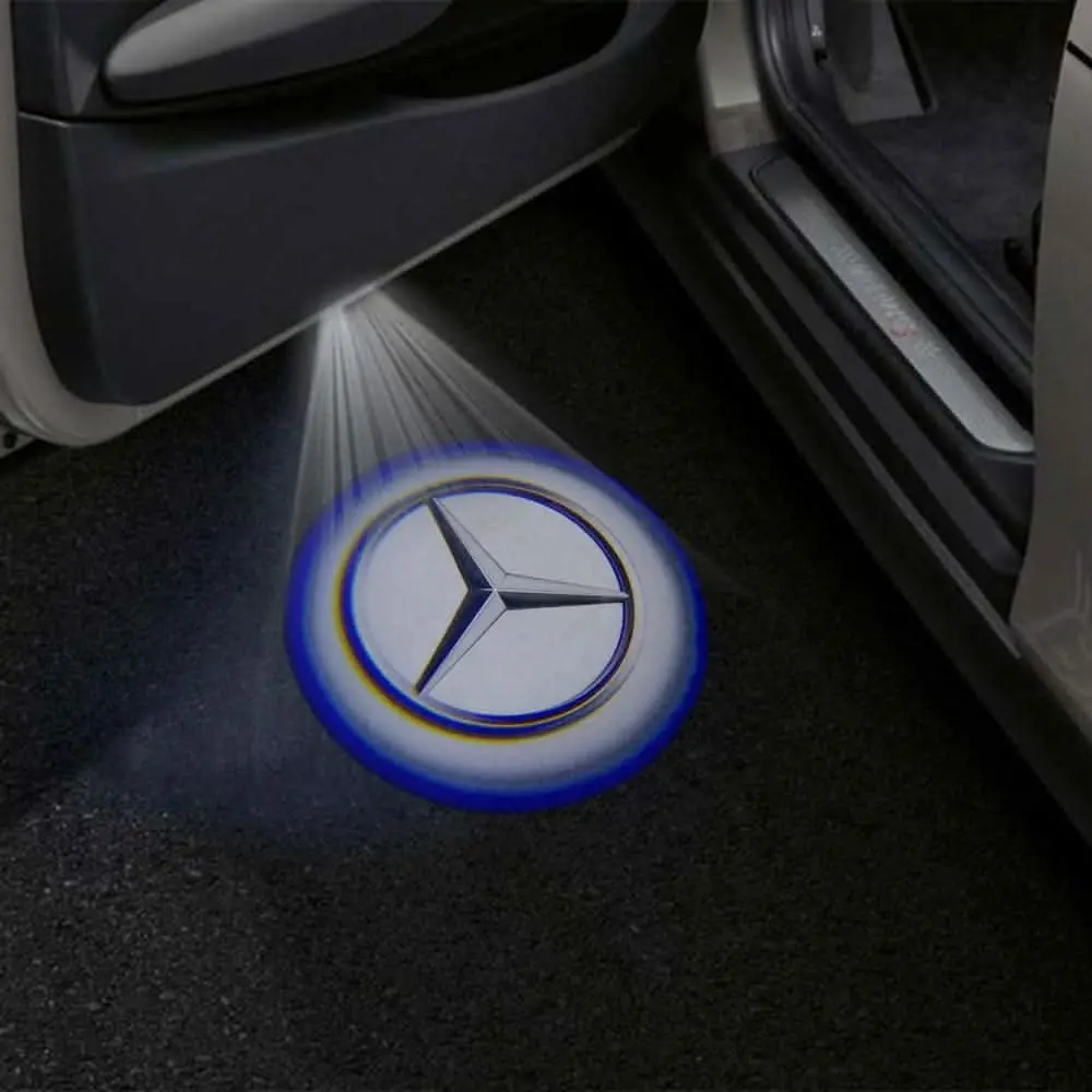 Mercedes-Benz Gls-Class 2Nd Gen X166 Premium Door Puddle Lights Multiple Designs 2013-2019 5