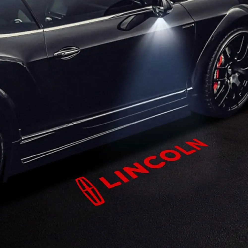 Lincoln Mkz Premium Side Wing Mirror Puddle Lights Multiple Designs 2014-2015 6