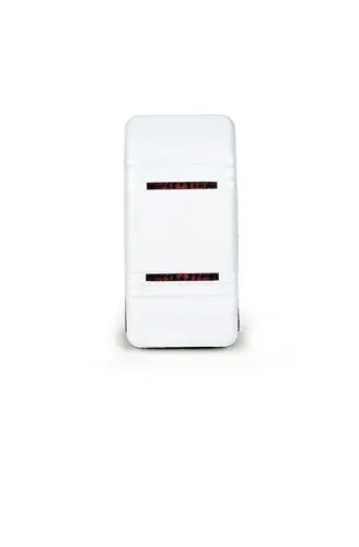 Gaffrig Part #9809 Rocker Switch On/Off/On Lighted Double Pole White 1
