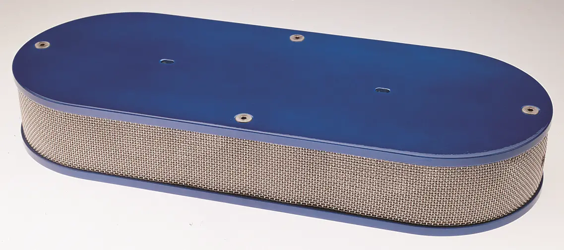 Gaffrig Part #2406 Dual Flame Arrestor Billet Aluminum 3 Inches Tall/ Adjustable Base Holley 1