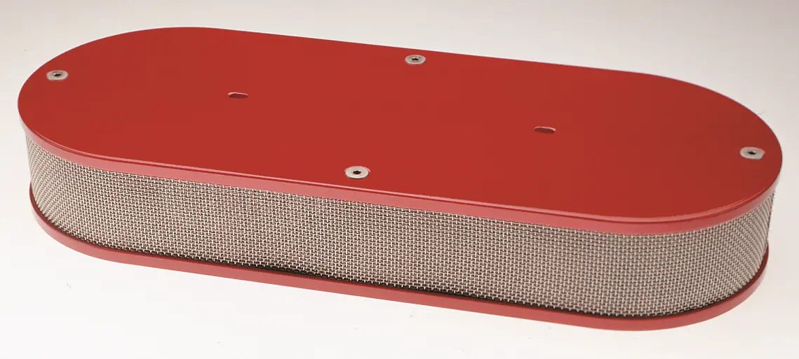 Gaffrig Part #2410 Dual Flame Arrestor Billet Aluminum 5 Inches Tall/ Adjustable Base Holley 1