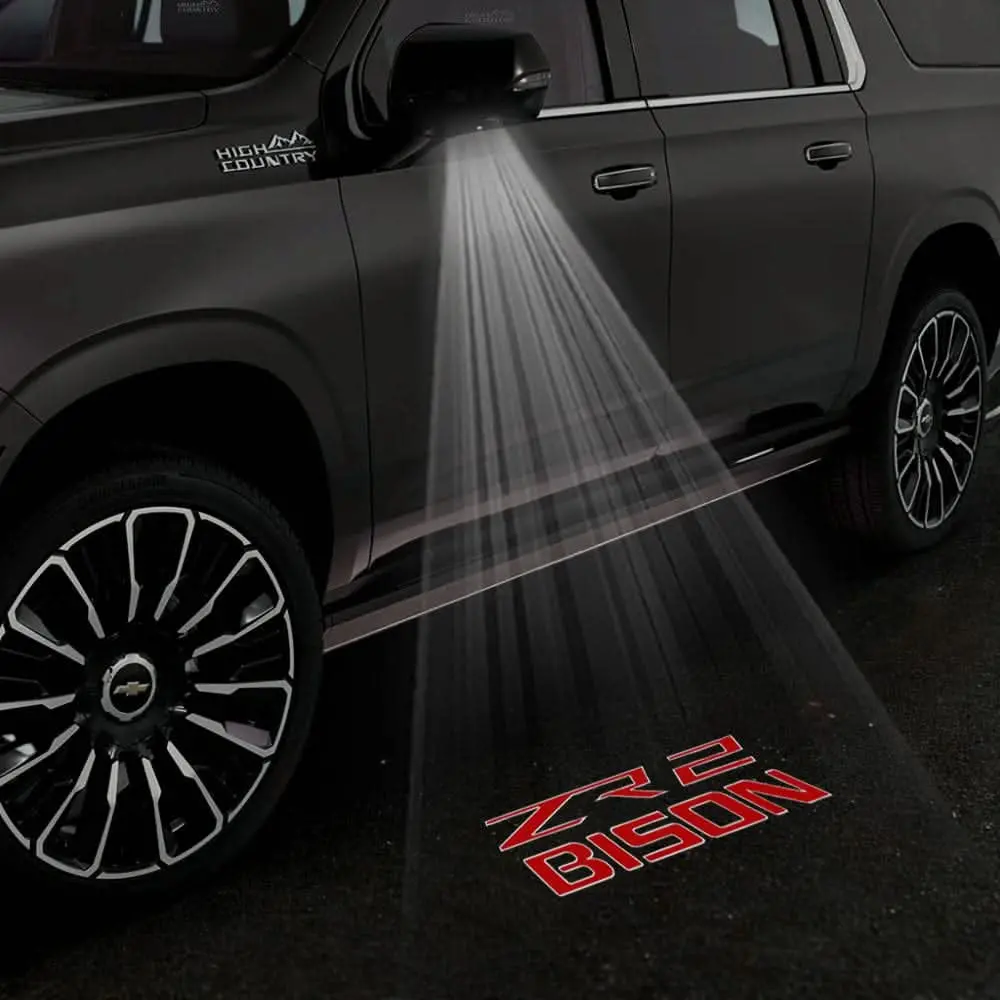 Chevrolet Suburban 11Th/12Th Gen Premium Side Wing Mirror Puddle Lights Multiple Designs 2015-2026 6