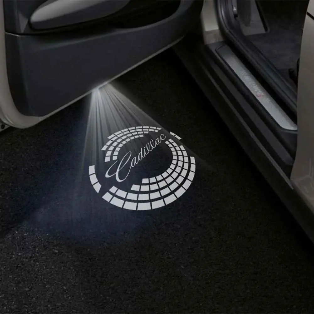 Cadillac Escalade 5Th Gen Premium Door Puddle Lights Multiple Designs 2021-2026 7