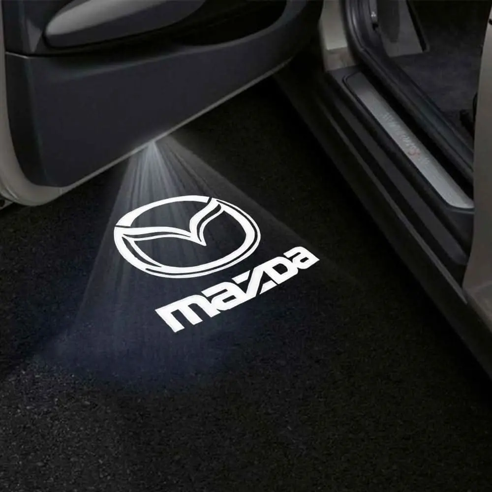 Mazda Ruiyi Premium Door Puddle Lights Multiple Designs 2009-2015 6