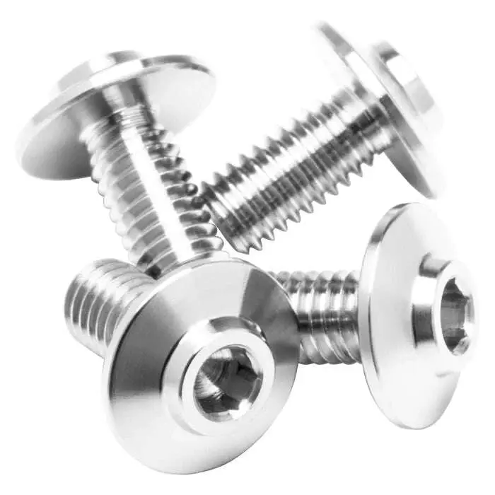 1Up Racing Pro Duty Titanium Screws - Lockdown Head - 4Pcs 1