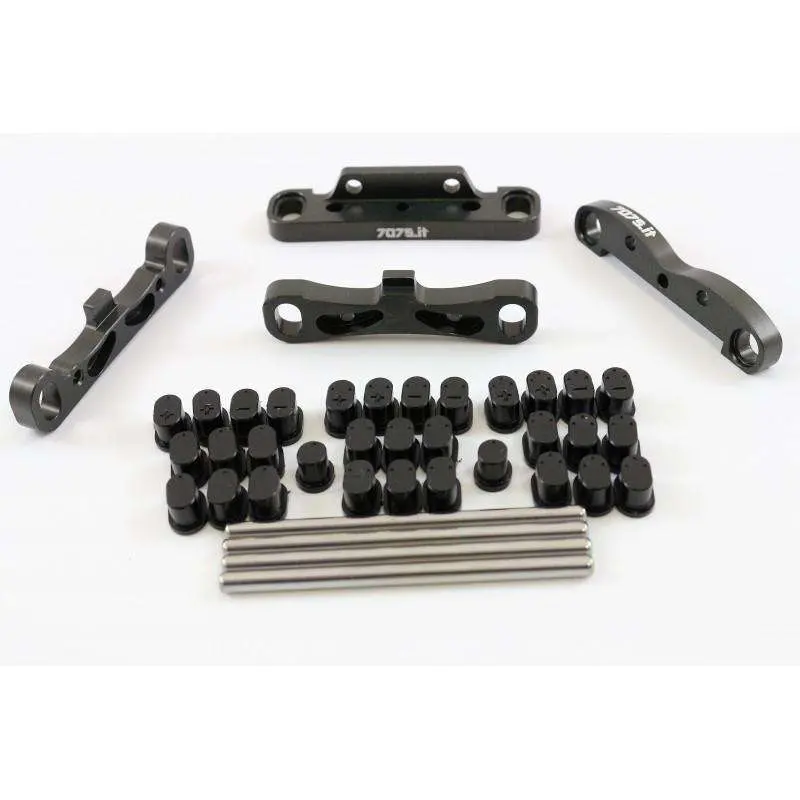 7075It Hot Bodies 817 Full Front And Rear Suspension Holder Kit 1