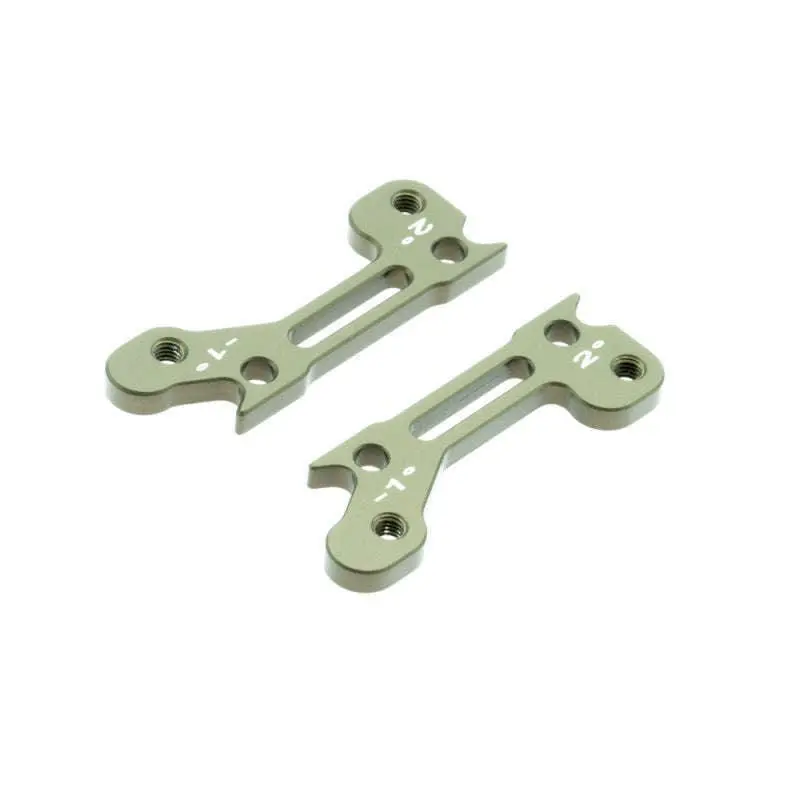 7075.It T6 3Mm 2 X Upper Arm Bracket Hard Anodized 2° -1° 1