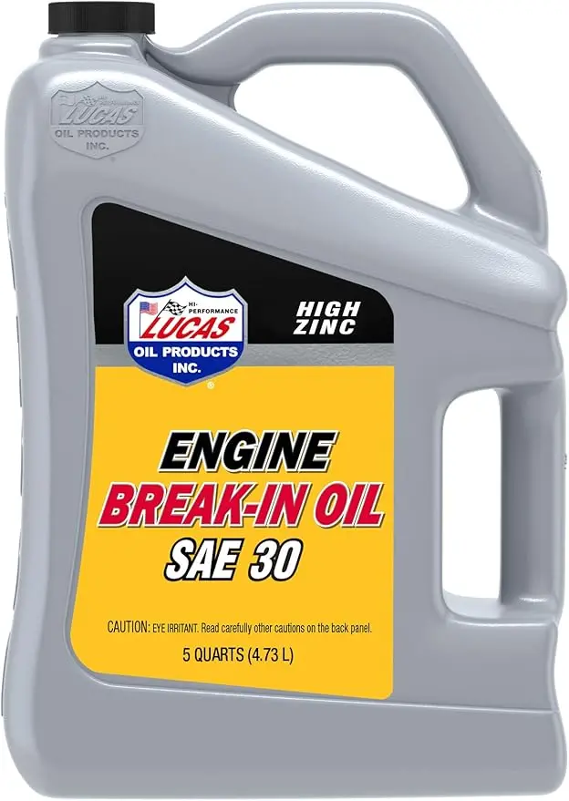 Break-In Oil For New/Rebuilt Engines, Sae 30 (5 Qt. Jug) 1