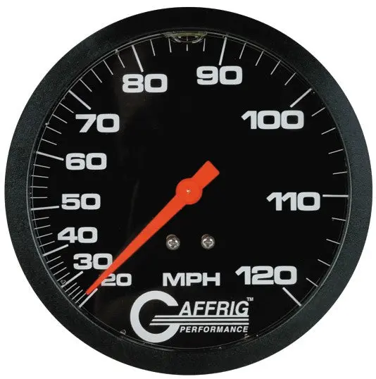 Gaffrig Part #4324 3 3/4 Inch 120 Mph Liquid Filled Black Speedometer Marine Boat Gauge Kit 1