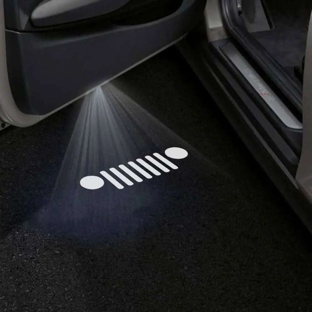 Jeep Cherokee Limited Premium Door Puddle Lights Multiple Designs 2014–2023 7