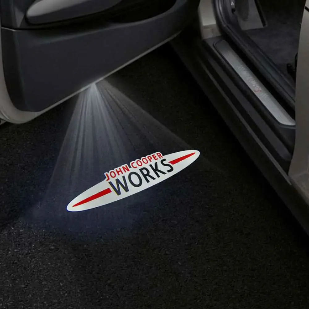 Mini Clubvan Premium Door Puddle Lights Multiple Designs 2012-2014 7