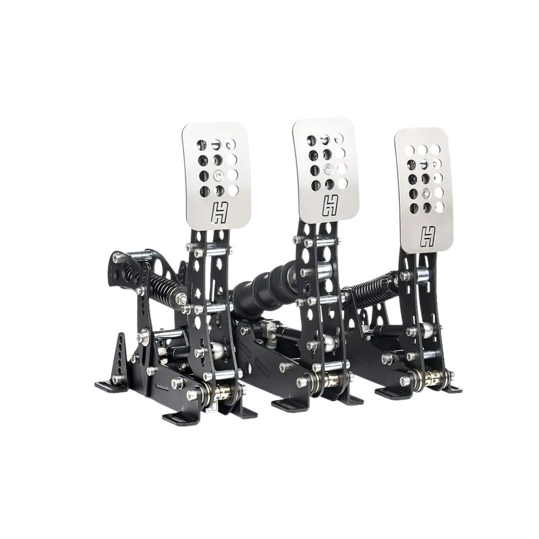 Heusinkveld Sim Pedals Ultimate+ 3-Pedal Set (Black) – Professional Hydraulic Brake, Throttle & Clutch For Elite Sim Racing 1