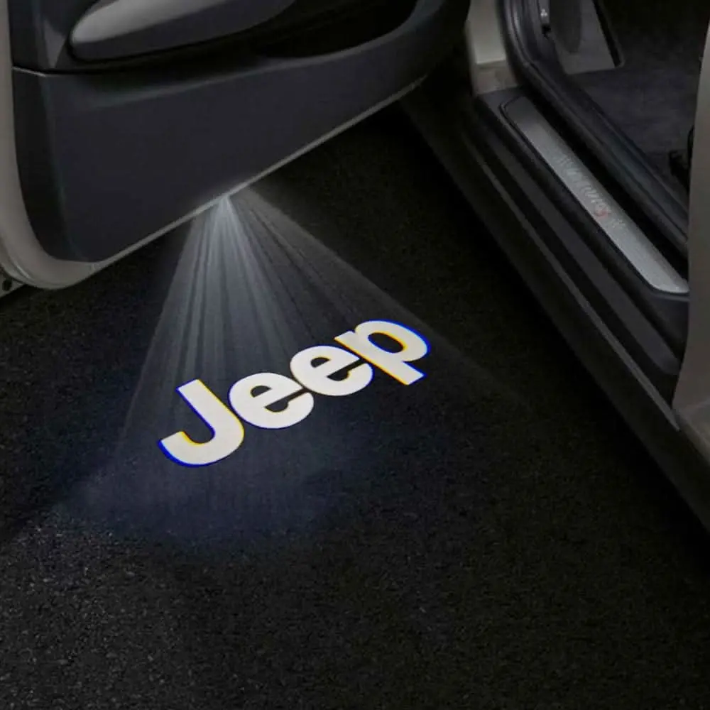 Jeep Cherokee Sport Premium Door Puddle Lights Multiple Designs 2014–2018 8
