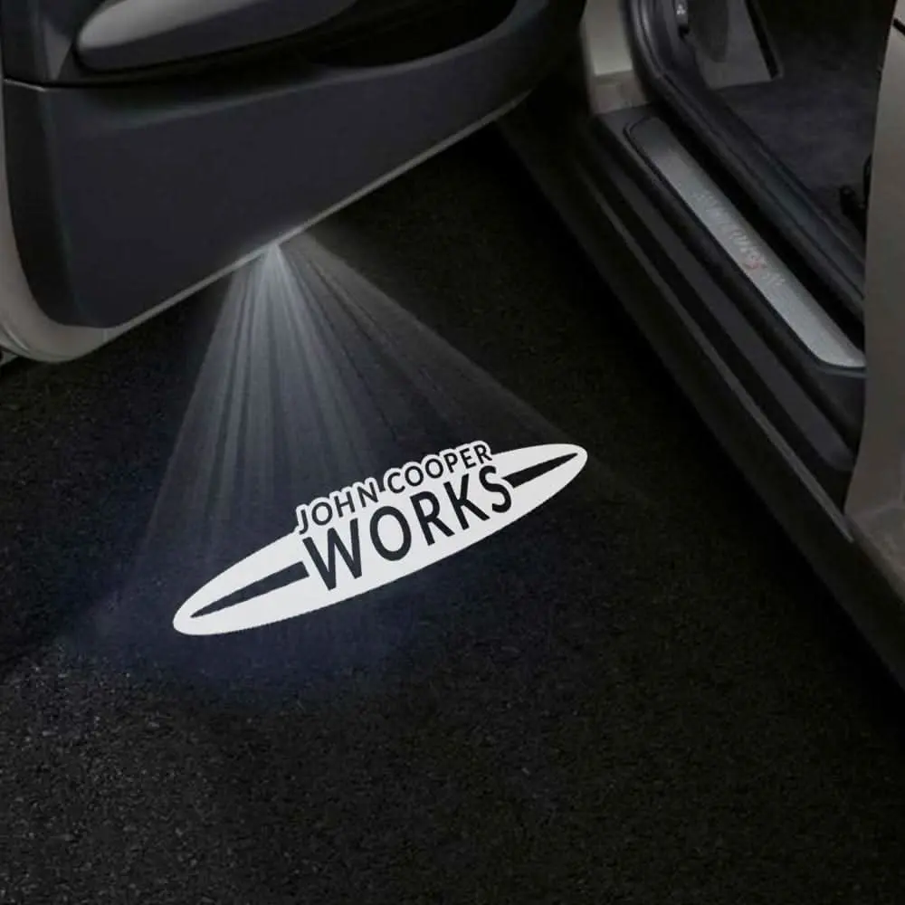 Mini Coupe Premium Door Puddle Lights Multiple Designs 2011-2015 8