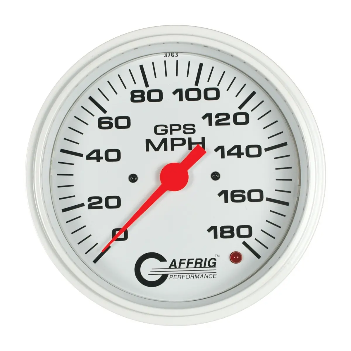 Gaffrig Part #4546 4 5/8 Inch Gps Analog 180 Mph Speedometer Marine Boat Gauge Kit White 1