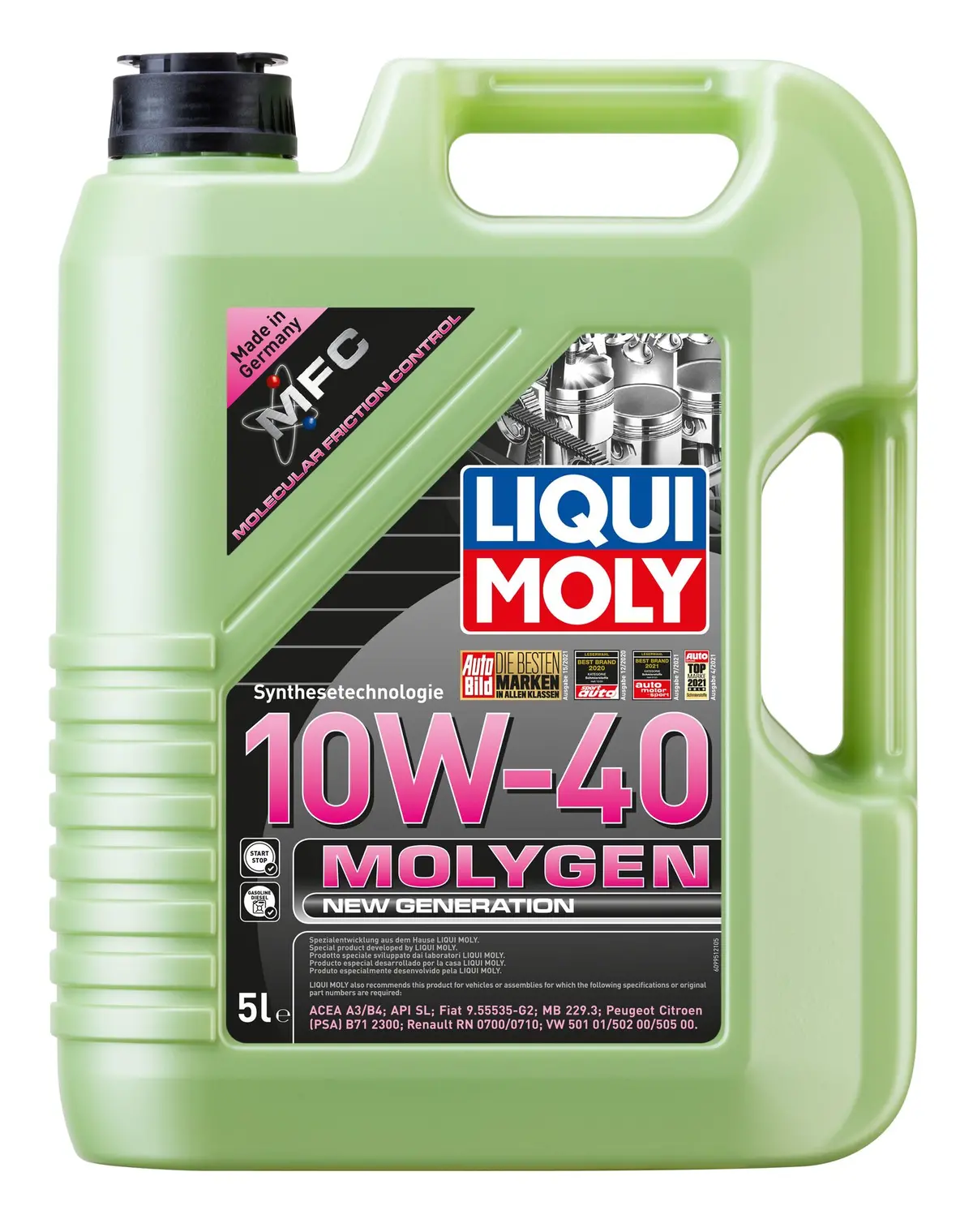 Liqui Moly Molygen 10W40 5Ltr Lm9951 1