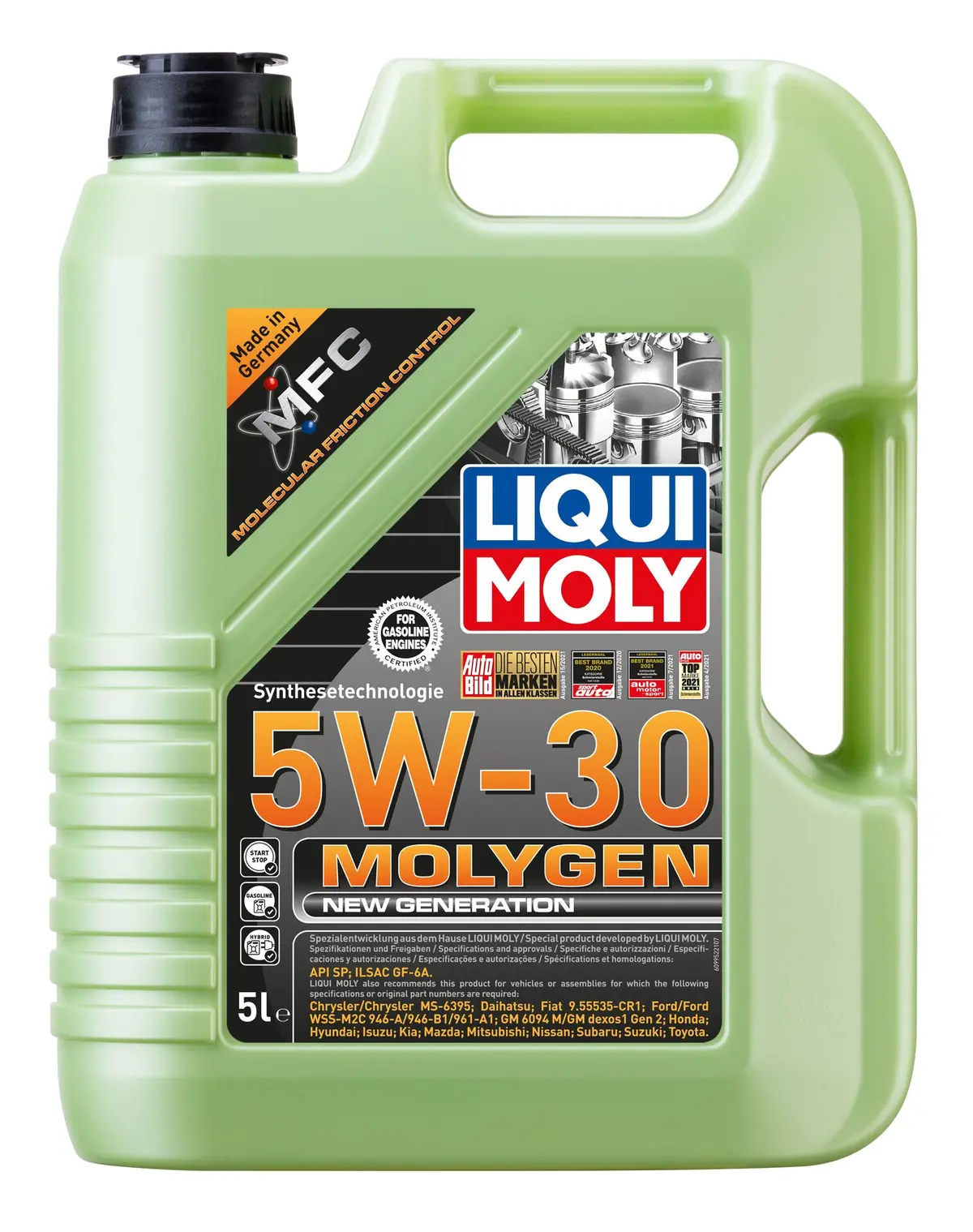 Liqui Moly Molygen 5W30 5Ltr Lm9952 1