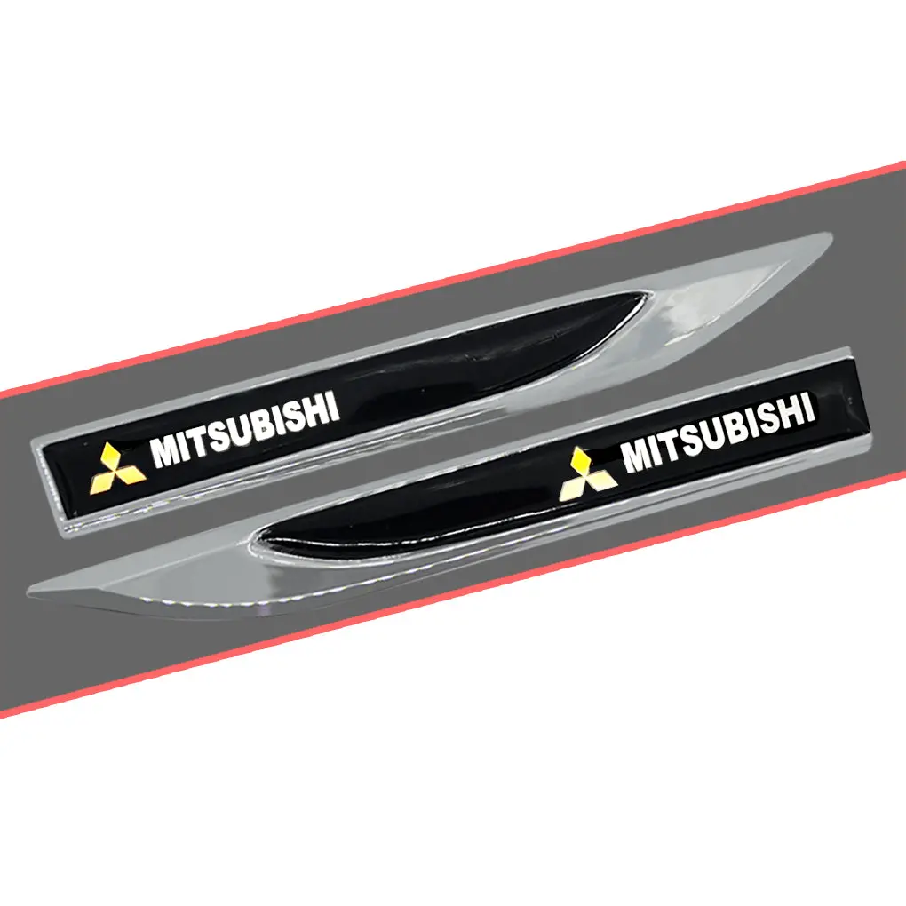 Mitsubishi Car Stickers Logo Side Emblem Badge Decals (High Quality) 1
