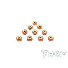 Tworks Low Profile Alumn 3Mm Anodized Nuts (10Pcs) 1